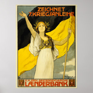 ZEICHNET KRIEGSANLEIHE-Kriegsanleihen Österreich U Poster