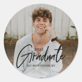 Zeichnete Abschluss-Sticker für Word-bearbeitbare  Runder Aufkleber