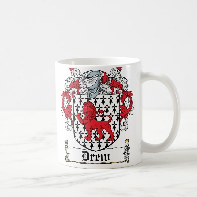 Zeichnete Familienwappen Tasse (Rechts)