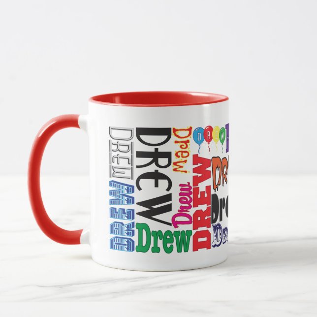 Zeichnete Kaffee-Tasse Tasse (Links)
