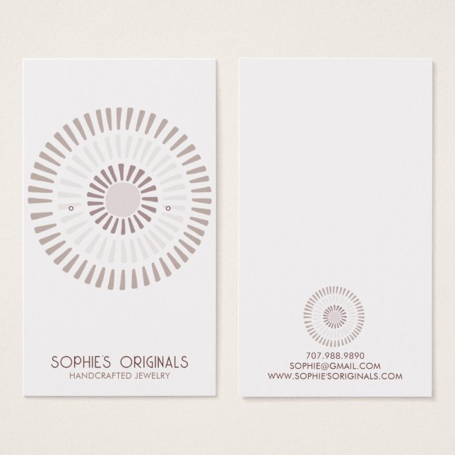 Zeichnete Kreise Ofenanzeige (Vorne & Hinten)