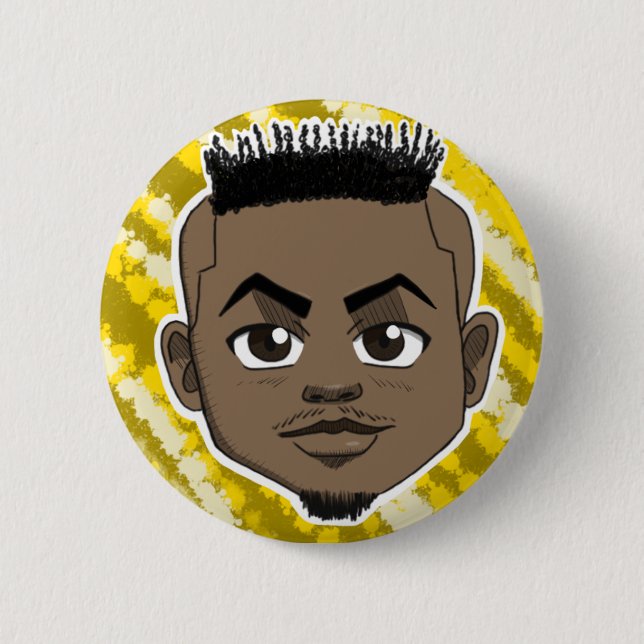 Zeichnete zeichnete Avataras Button (Vorderseite)
