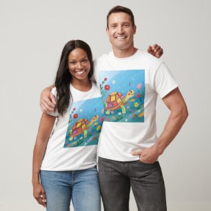 Zeichnung Baby-Schildkröte T-Shirt