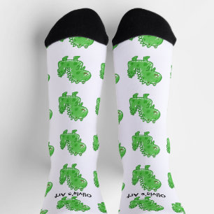 Zeichnung des Kindes hochladen und zur  Socken