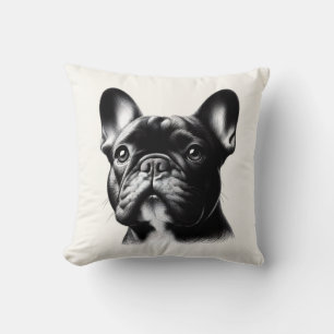 Zeichnung Französische Bulldogge Kissen