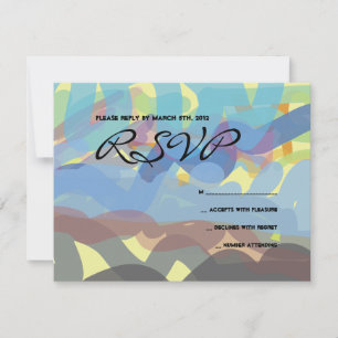 ZEICHNUNG TORAH Bar Bat Mitzvah Antwortkarte RSVP Karte