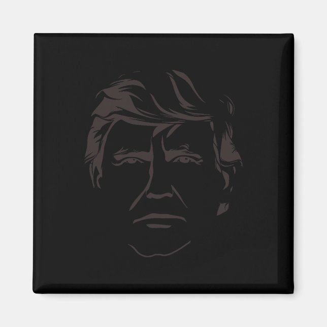 Zeichnung von Donald Trump Magnet (Vorne)