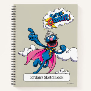 Zeichnung von Vintage Super Grover Notizbuch