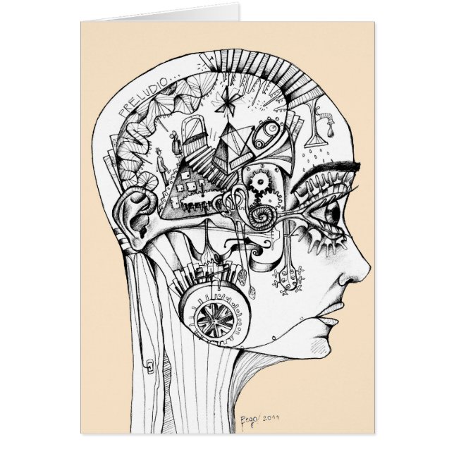 zeichnung zu Bleistift, die originale (Vorne)