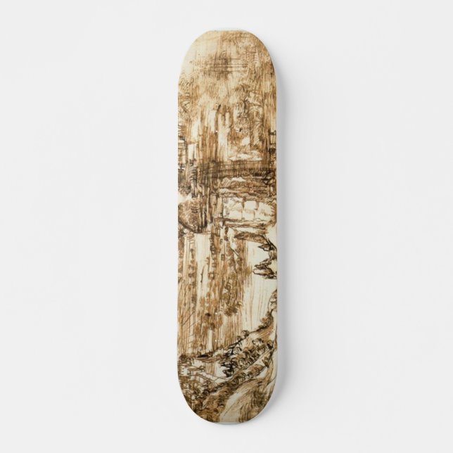 Zeichnungen von Leonardo da Vinci Skateboard (Vorne)