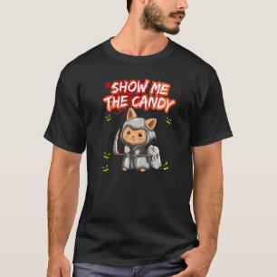 Zeig mir das Süßigkeiten Halloween Kostüm Trick od T-Shirt