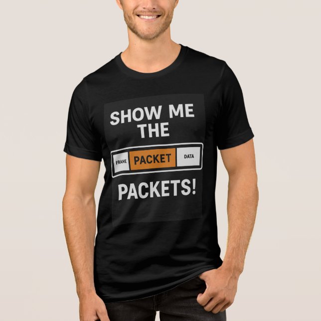 Zeig mir die Pakete Tri-Blend Shirt (Vorderseite)
