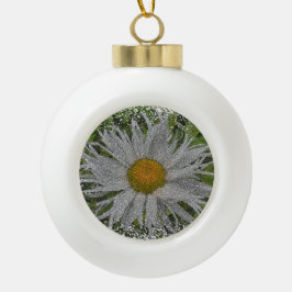 Zeig mir eine Margerite #1 Keramik Kugel-Ornament