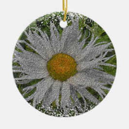 Zeig mir eine Margerite #1 Keramik Ornament