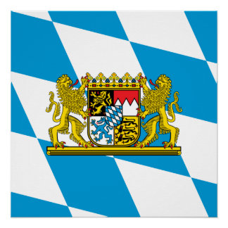 Zeige deine Farben - Bayern Poster