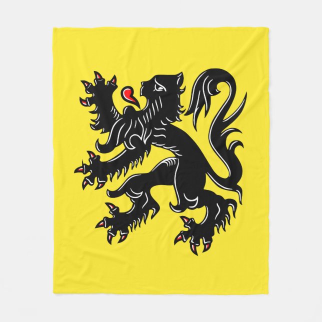 Zeige deine Farben - Flandern Fleecedecke (Vorderseite)