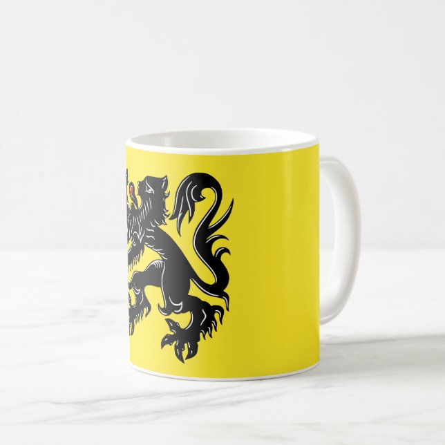 Zeige deine Farben - Flandern Kaffeetasse (VorderseiteRechts)