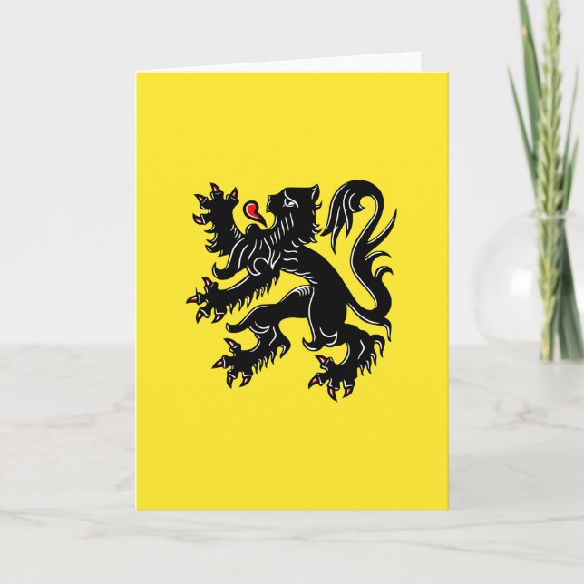 Zeige deine Farben - Flandern Karte (Vorderseite)