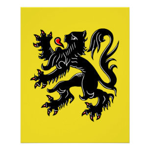 Zeige deine Farben - Flandern Poster