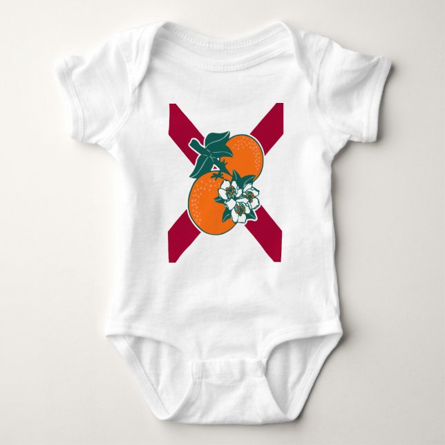 Zeige deine Farben - Florida Baby Strampler (Vorderseite)