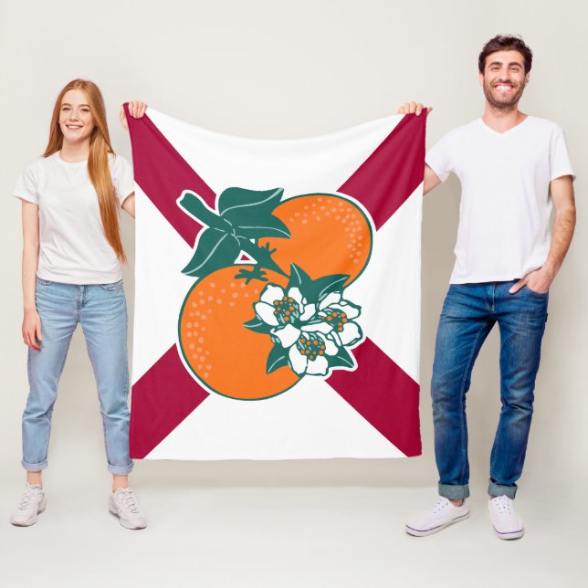 Zeige deine Farben - Florida Fleecedecke (Beispiel)