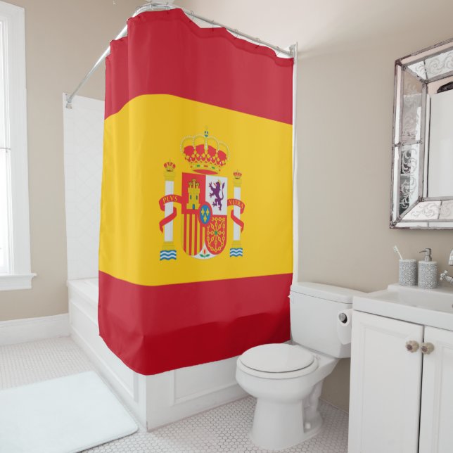 Zeige deine Farben - Spanien Duschvorhang (Beispiel)
