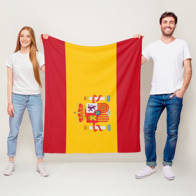 Zeige deine Farben - Spanien Fleecedecke (Beispiel)