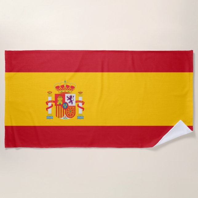Zeige deine Farben - Spanien Strandtuch (Vorderseite)
