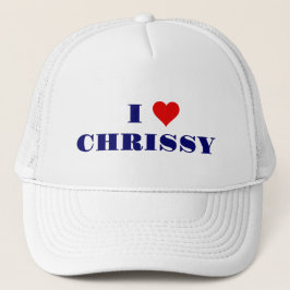 Zeige deine Liebe! Rotes Herz, Personalisiert Truckerkappe