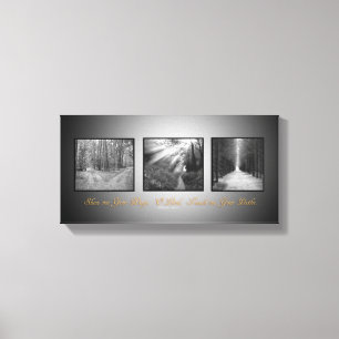 Zeige mir deine Wege; o Herr lehrt mir deine Wege Leinwanddruck