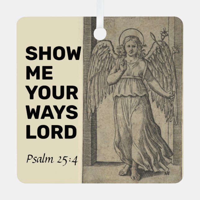 Zeige mir deinen Weg Lord Ornament Aus Metall (Vorderseite)