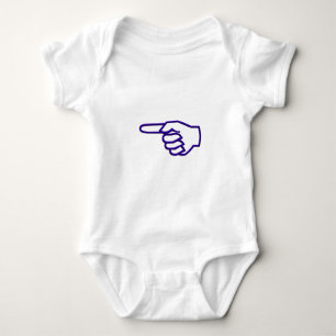 Zeigefinger Baby Strampler