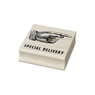 Zeigefinger Gummistempel
