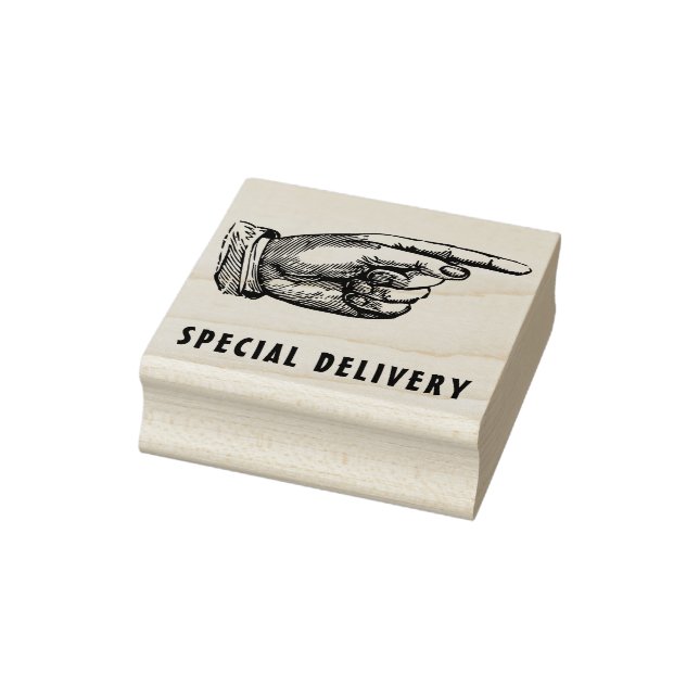 Zeigefinger Gummistempel (Stempel)