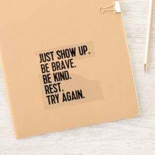 Zeigen Sie einfach Vinyl Stickers auf Aufkleber