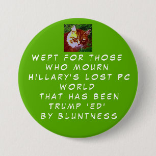 Zeigen Sie Hillarys Blicke, die Sie für ihren Button