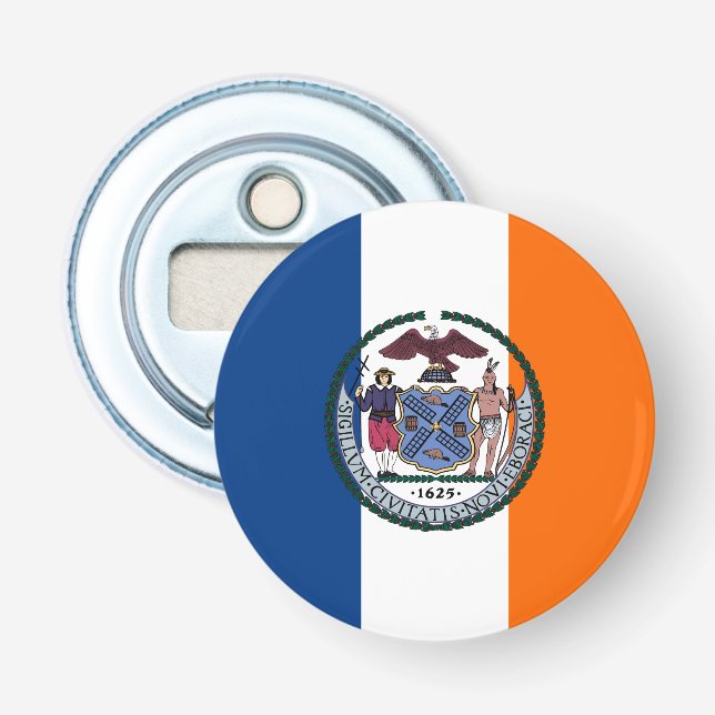 Zeigen Sie Ihre Farben - New York Flaschenöffner (Vorderseite)