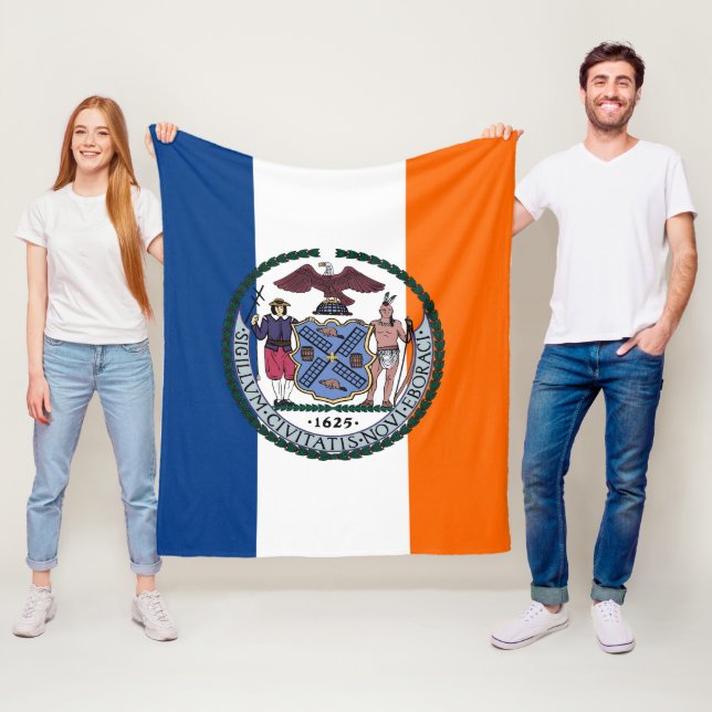 Zeigen Sie Ihre Farben - New York Fleecedecke (Beispiel)