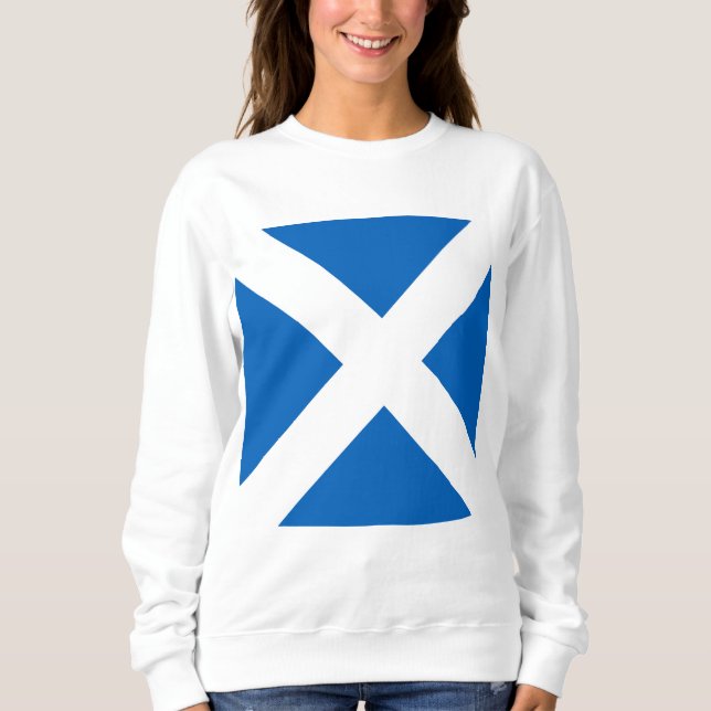 Zeigen Sie Ihre Farben – Schottland Sweatshirt (Vorderseite)