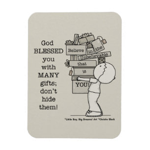 Zeigen Sie Ihre Geschenke Magnet