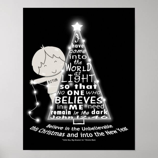 Zeigen Sie Ihre Geschenke Poster (Vorne)