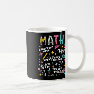 Zeigen Sie Ihre lustige Mathematiklehrerin Arbeit Kaffeetasse