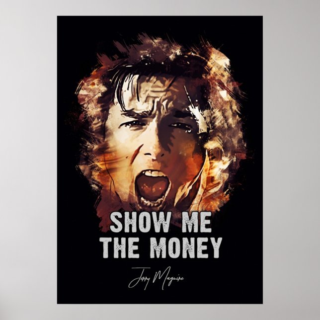 Zeigen Sie mir das Geld Jerry Maguire Poster (Vorne)