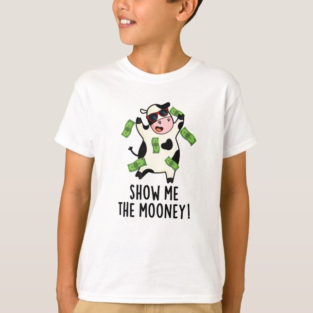 Zeigen Sie mir den Mooney Funny Cow Puff T-Shirt (Vorderseite)
