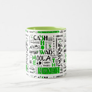 Zeigen Sie mir die Geld-2-Toned-Kaffee-Tasse Zweifarbige Tasse