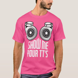 Zeigen Sie mir Ihre TTs Funny Twin Turbo Racing Pu T-Shirt