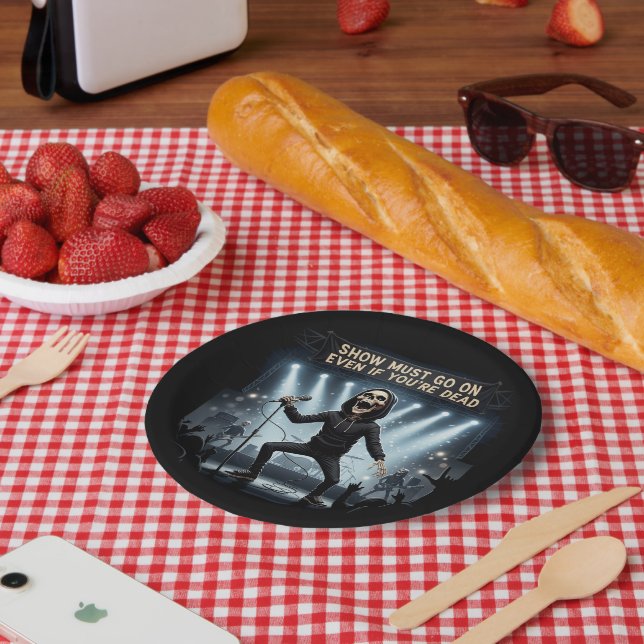 Zeigen Sie Muss auch bei Tot - Papierfächer - Tell Pappteller (Picknick)