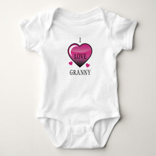 Zeigen Sie Oma die Liebe Baby Strampler