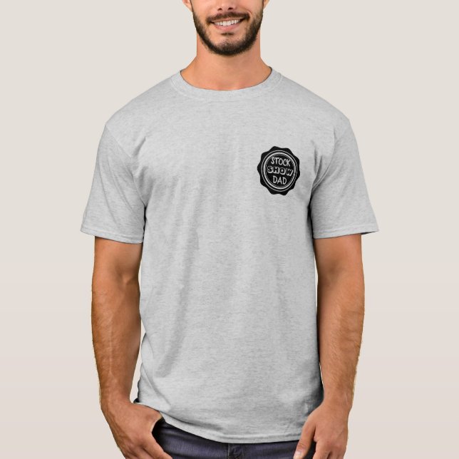 Zeigen Sie Vatishow-Shirt Viehbestand-Schweinshow T-Shirt (Vorderseite)