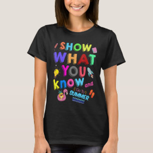 Zeigen Sie, was Sie wissen, und gehen Sie zur Somm T-Shirt